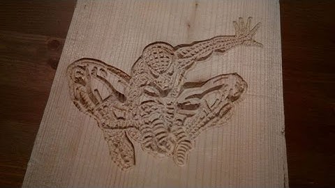 CNC + Makita RT0700C: setting up and engraving picture on wood