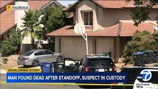 Palmdale barricade turns into homicide investigation