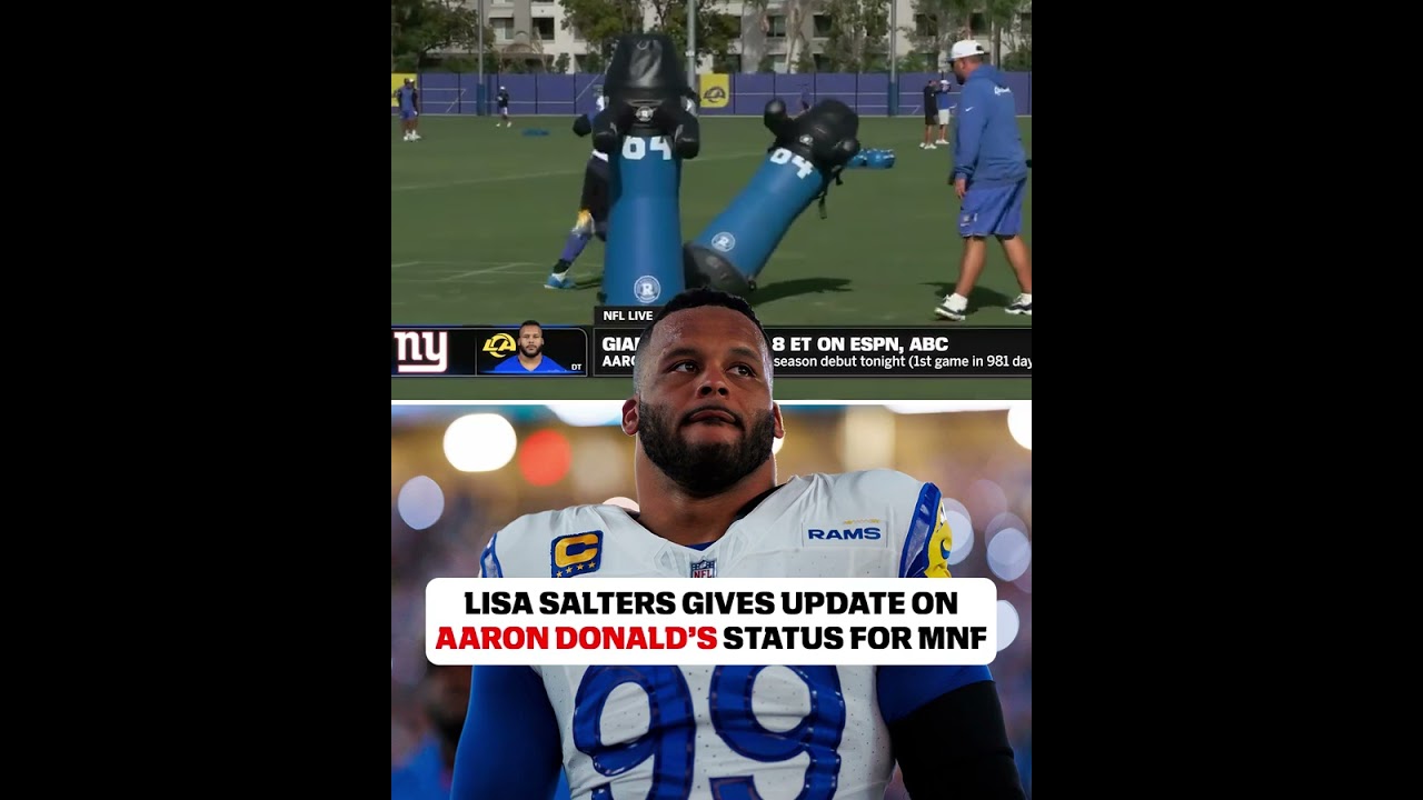 What can we expect from Aaron Donald on Monday Night Football? 👀