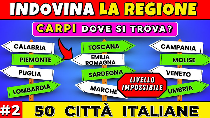 Indovina la Regione: Sfida la Tua Conoscenza dell'Italia in 7 Secondi | IMPOSSIBILE