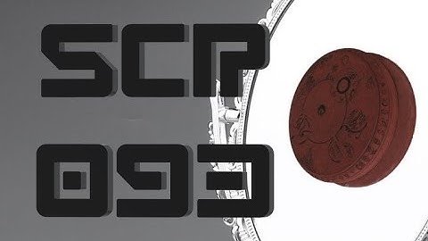 SCP-093 - Объект из Красного моря