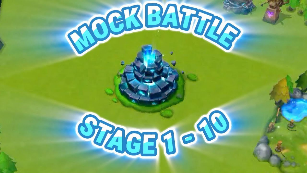 BATTLE TRAINING GROUND GUIDE MOCK BATTLE STAGE 1 - 10 2025 ( SUMMONERS' WAR)