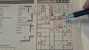 (#7080) Monday. Tectonic01 Sudoku puzzle. Bonus Extra edition. 09-11-2023 Extra part 4 of 4