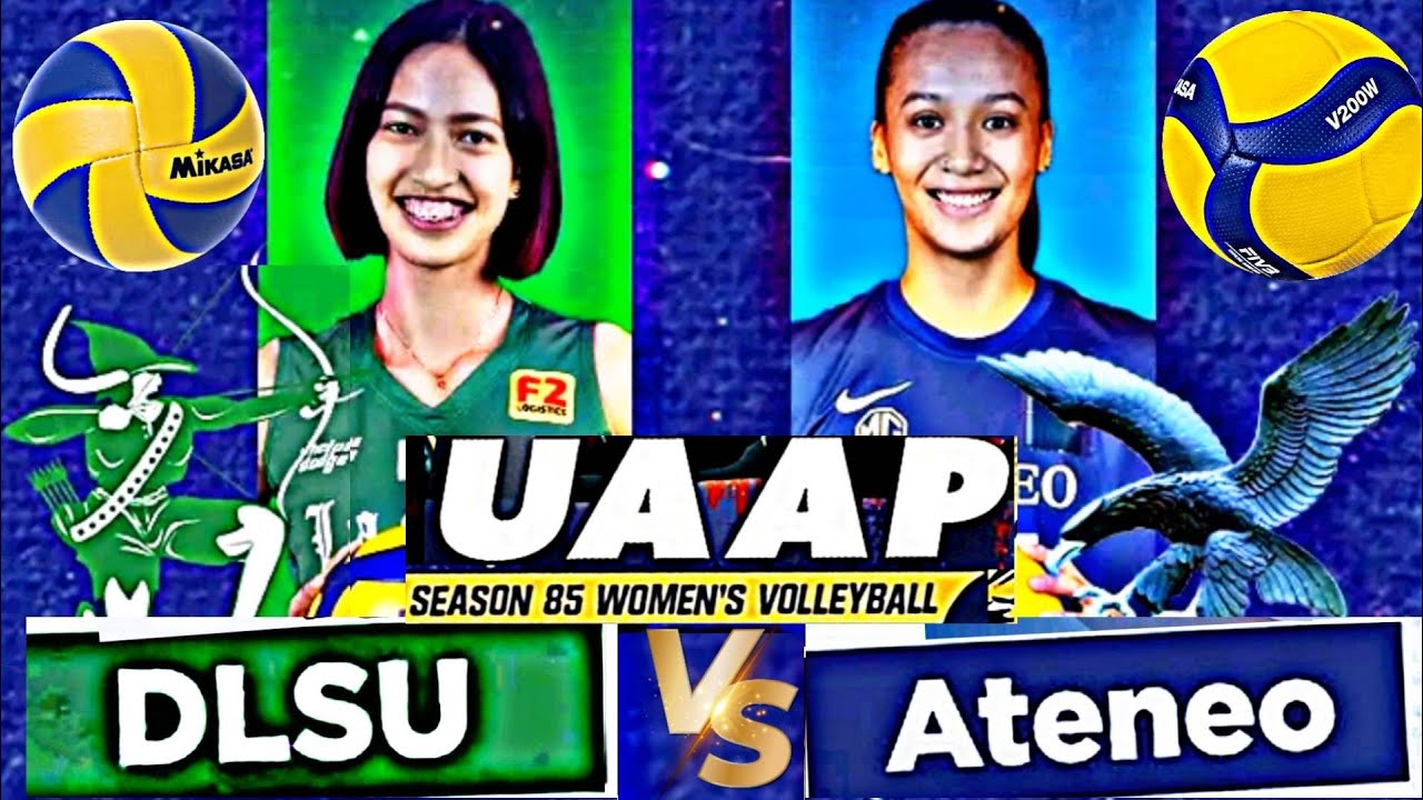 UAAP 85 DLSU vs ADMU (WOMENS VOLLEYBALL) LIVESCORE YouTube