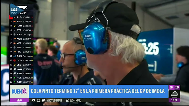 Colapinto terminó en el puesto 17° en la primera prueba libre a 828 milésimas de Oscar Piastri