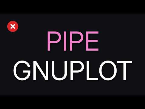 gnuplot output of a pipe