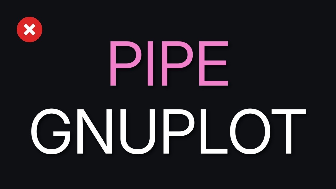 gnuplot output of a pipe - YouTube