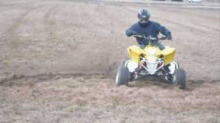 Suzuki LTR 450 Quad Racer Action Drift :)