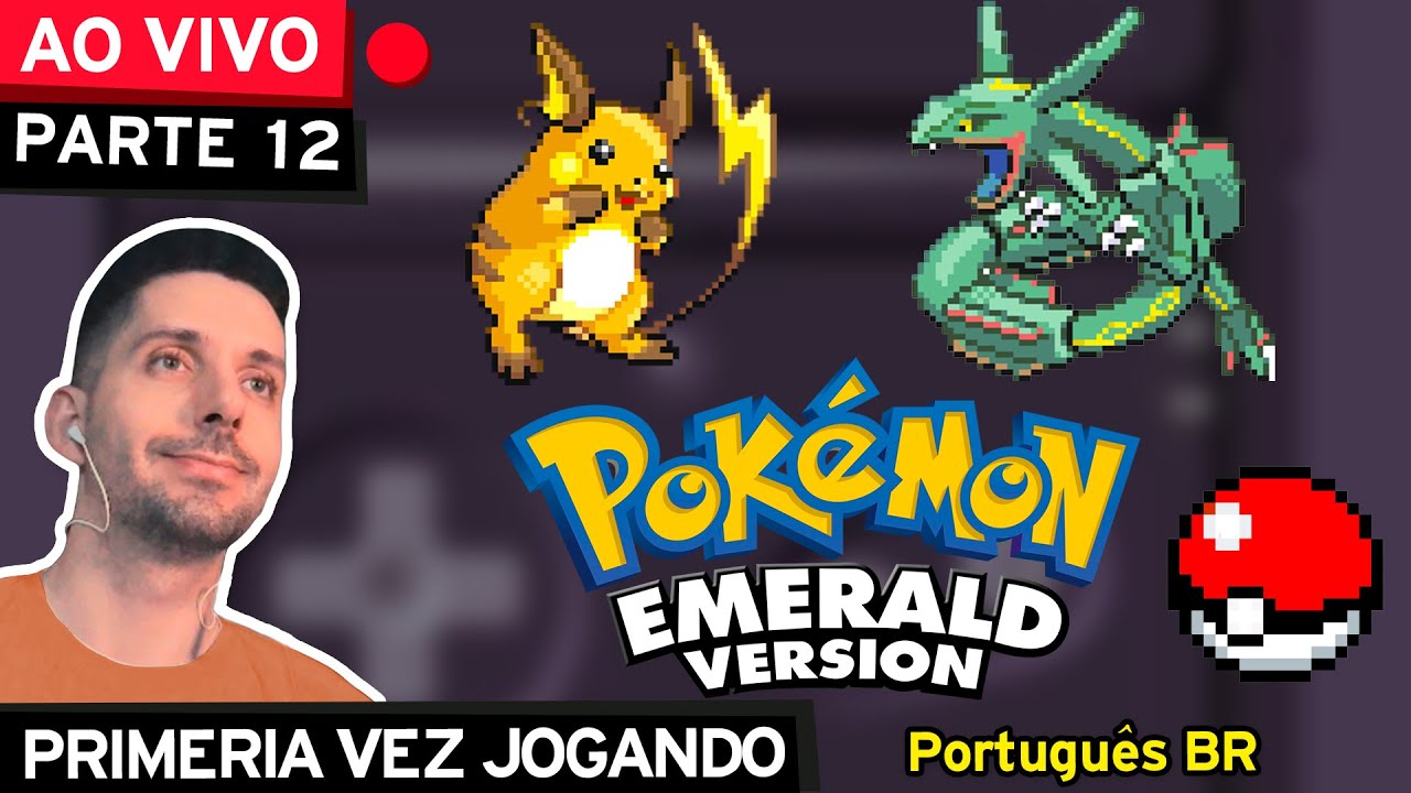 POKÉMON EMERALD Pt-Br - Último Ginásio e a Elite Four - AO VIVO (60fps ...