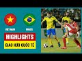 Highlights: Ngôi sao Việt Nam - Ngôi sao Brazil | Độ Mixi quẩy cực căng, bữa tiệc bàn thắng