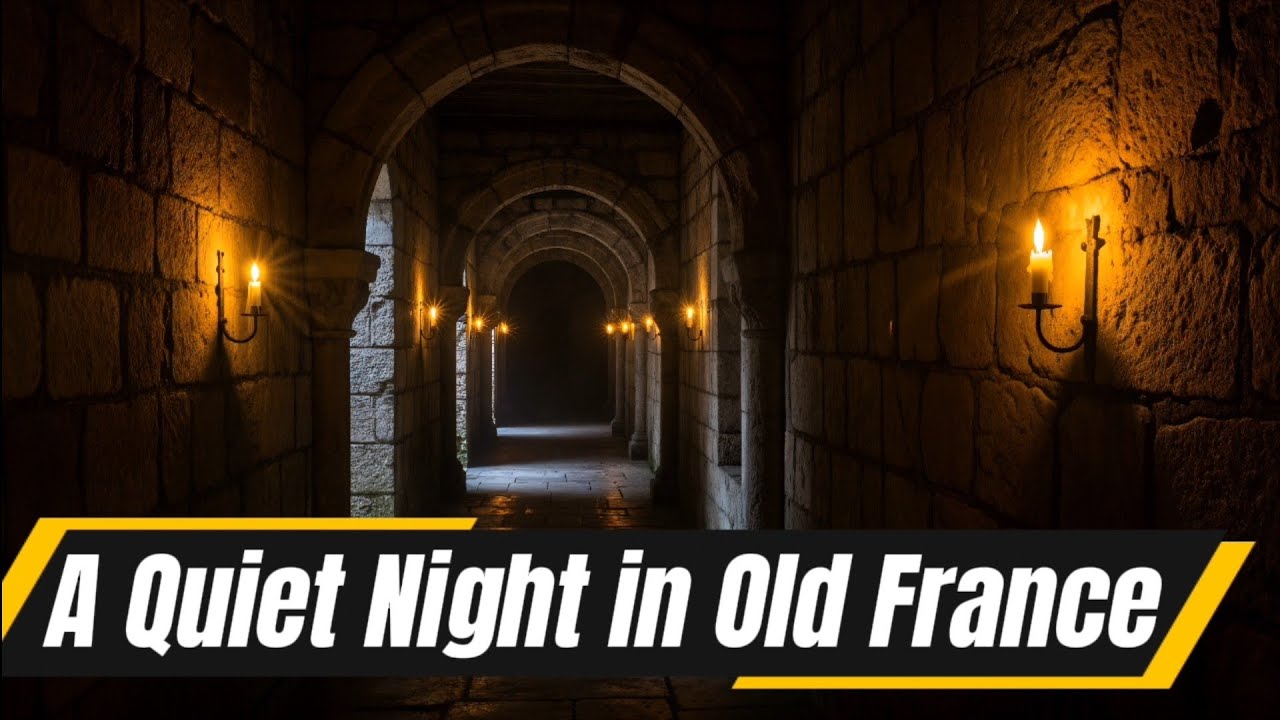A Quiet Evening in a French Medieval Village