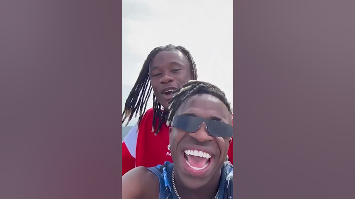 Camavinga and Vinicius on top of statue of Jesus in Brazil #shorts #footballshorts #realmadrid