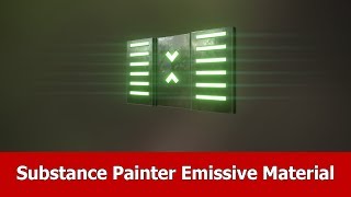 Substance Painter Beginner Tutorial : Emissive Materials
