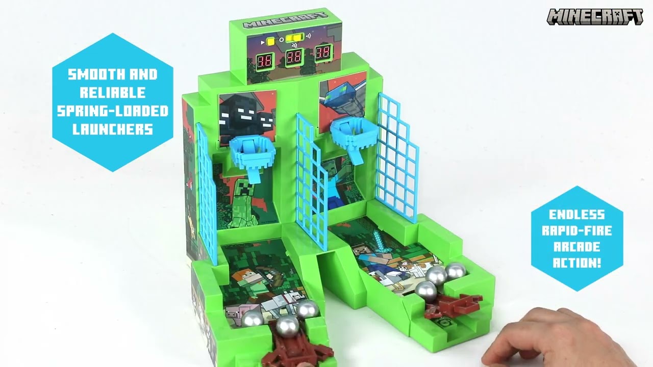 マイクラ』デザインのクレーンゲームやエアホッケーが10月下旬に登場