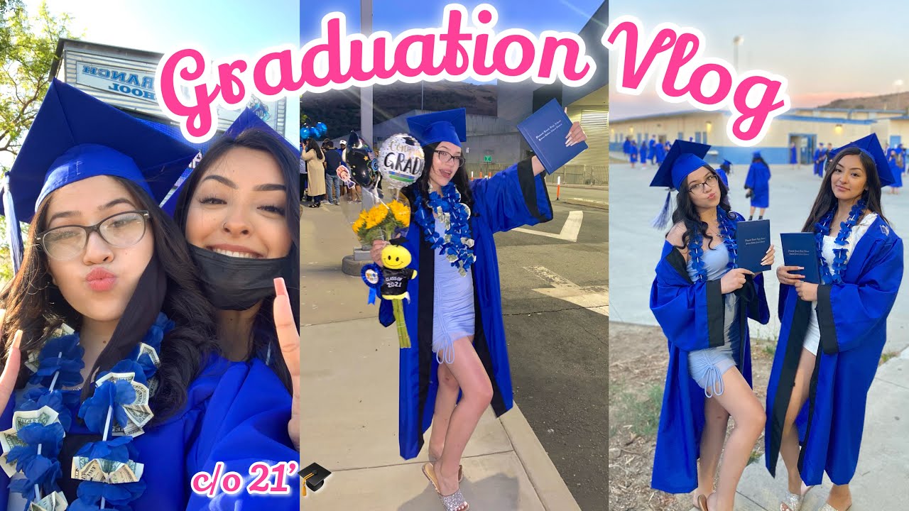 GRADUATION 2021 VLOG🎓| HIGHSCHOOLS OVER! - YouTube