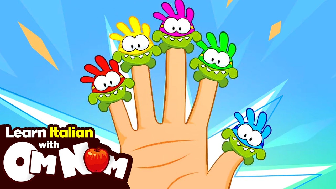 Supernoms Finger Family | Canzoni e filastrocche per bambini | Cartoni Animati | Impara Con Om Nom