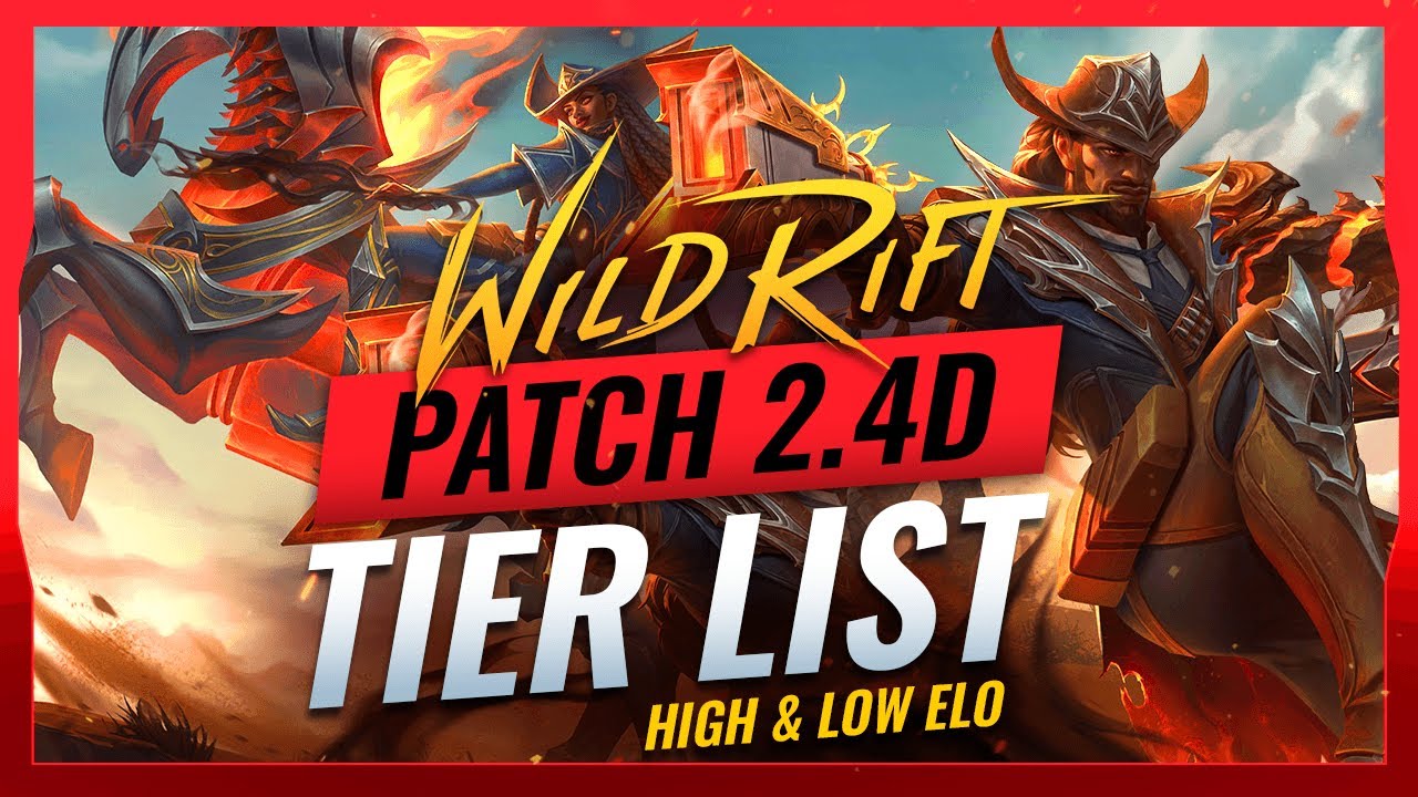 LoL Wild Rift ADC Tier List 2.4