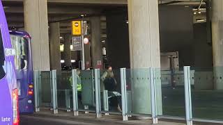 Here is the First bus 63297 on the number 8 in Heathrow Thursday 23 April 2026