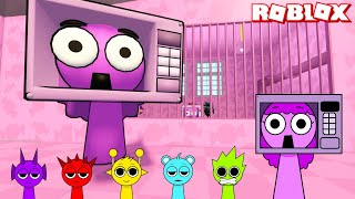 Sprunki Microwave Played Sprunki Microwave Prison Run Obby In Roblox Incredibox Sprunki Gameplay