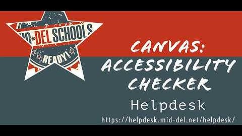 Canvas   Accessibility Checker
