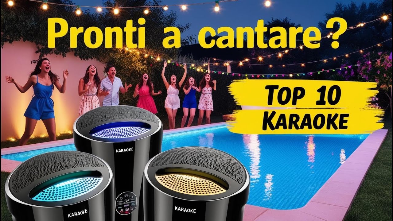 Casse per il karaoke: audio potente per le feste