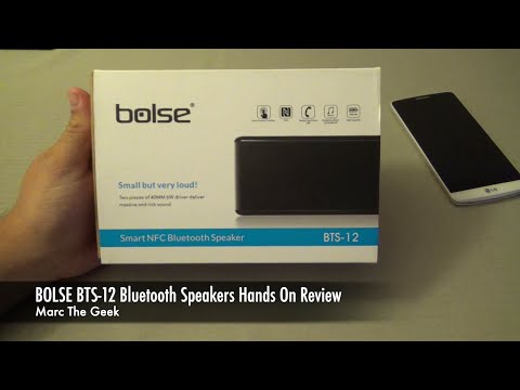 BOLSE BTS-12: Bluetooth Speakers Hands On Review