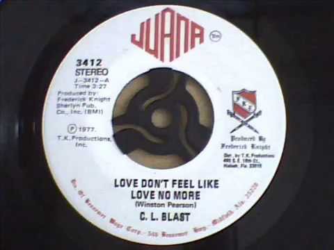 C. L. Blast - Love dont feel like love no more