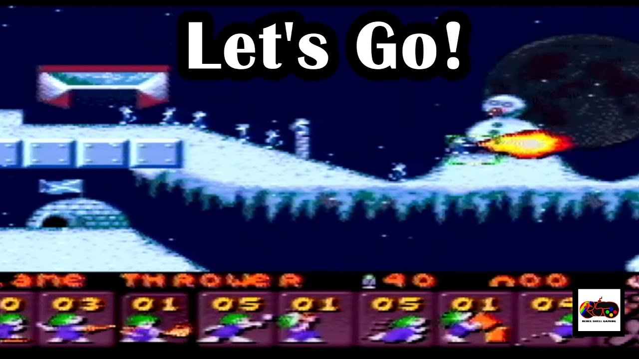 Save the Lemmings! - Polar Tribe challenge - SNES
