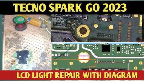 TECNO SPARK GO 2023 2023 LCD LIGHT SOLUTION WITH DIGRAM 