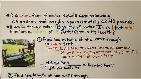 6th Grade Math 15.3b, Solving Multi-Step Volume Problems, Rectangular Prism
