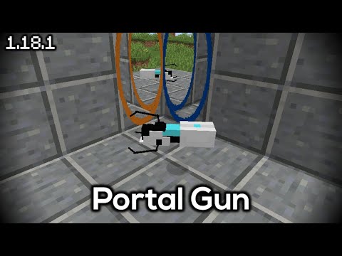 Minecraft Portal Gun Mod (1.18.1)