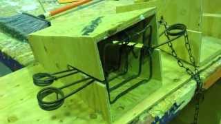 How to Build Nesting Marten / Fisher Boxes Holds 4 different traps