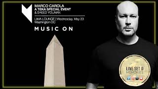 Marco Carola @ A Teka Special Event, Lima Restaurant & Lounge, Washington DC 23 05 2012