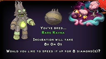 MY SINGING MONSTERS | I GOT RARE KAYNA ON PSYCHIC ISLAND