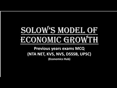 Video: Hoe verklaar die Solow-model tegnologiese verandering?