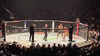 Khamzat Chimaev VS Gilbert Burns round 2 view from my seat