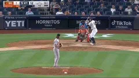 Aaron Judge BLASTS 340 Foot Home Run Against Baltimore Orioles