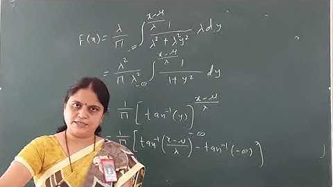 Cauchy Distribution (Ty) -  1