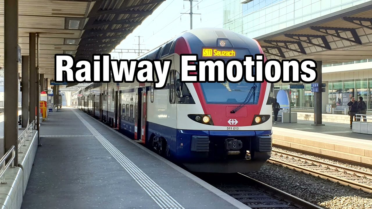 🚆 Fast west-east S-Bahn Zurich commuter service (Cab Ride Switzerland | S11 Aarau - Seuzach)