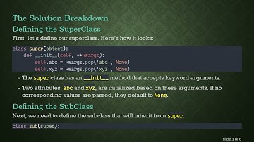 Understanding How to Pass an Object of a SuperClass to a SubClass Constructor in Python