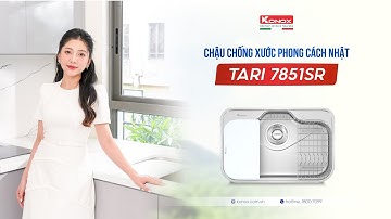 Chậu chống xước phong cách Nhật | TARI 7851SR | Chậu rửa bát 1 hố Konox