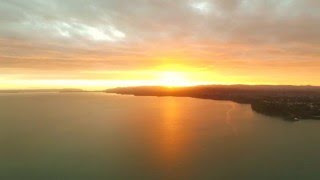 Sunset Over The Manukau - Dji Phantom 3 Advanced