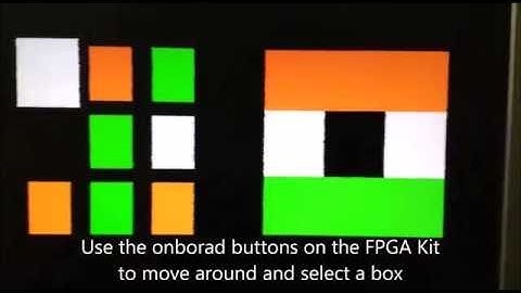 FPGA GAME | Puzzle Game | Implementation in SPARTAN 3E-CP 32 FPGA kit |