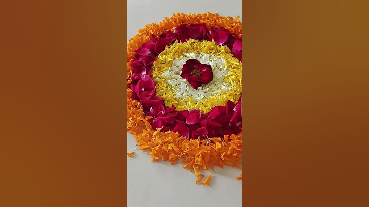 Diwali flowers rangoli design #shorts #diwalirangoli