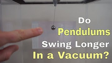 What Happens When You Swing A Pendulum In A Vacuum Chamber? Will It Swing Forever?