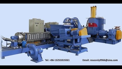 Kneader+Single screw extruder pelletizing line for Masterbatch