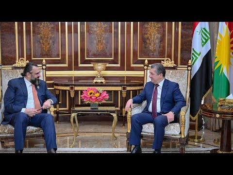 سەرۆکی حکومەت پێشوازی لە شێخ نەهرۆ شێخ محەمەد کەسنەزانی دەکات ٢٩ ١٠ ٢٠٢٥ Masrour Barzani