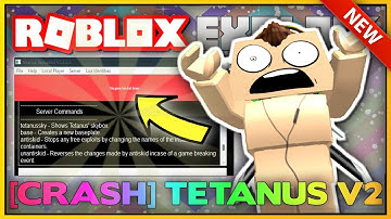 [OP] NEW ROBLOX EXPLOIT: TETANUS V2 (PATCHED) CRASH PLAYER, FLY HACK, LUA-C EXE AND MORE!! (Aug 8th)