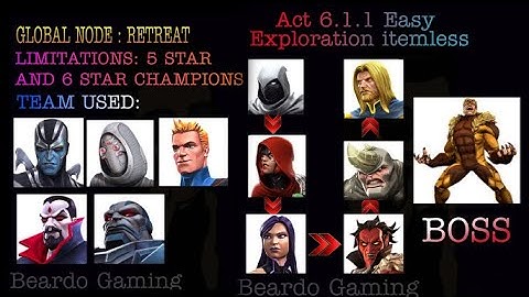 (Mcoc) Act 6.1.1 Easy Path Exploration itemless #9