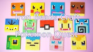 Iron Beads Craft Pokemon Quest アイロンビーズでポケモンクエスト Youtube